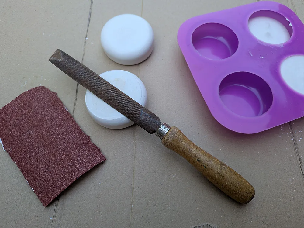 Step 5: Flatting the stones