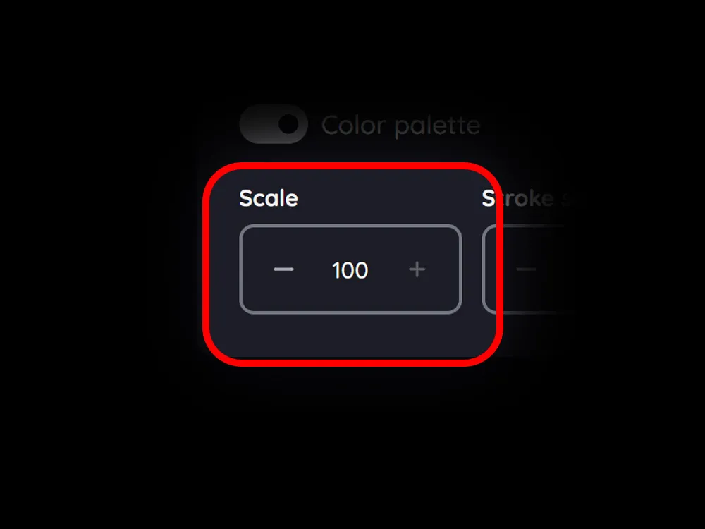 Step 3: Calculate the scale